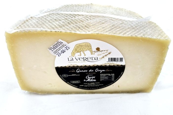 QUESO OVEJA  CURADO LA VEREDA 1/2 3 kg.